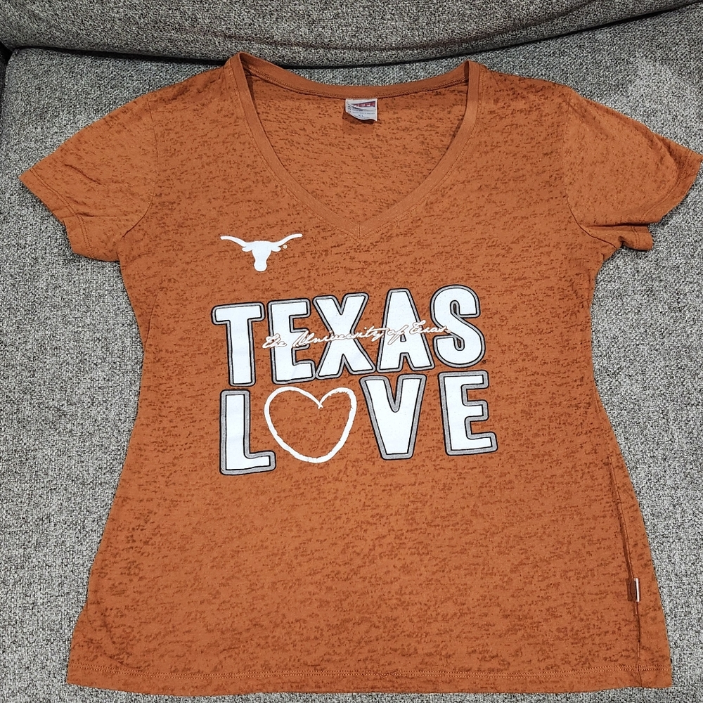 90s Vintage Soffe Womens Vneck Texas Longhorns Shirt